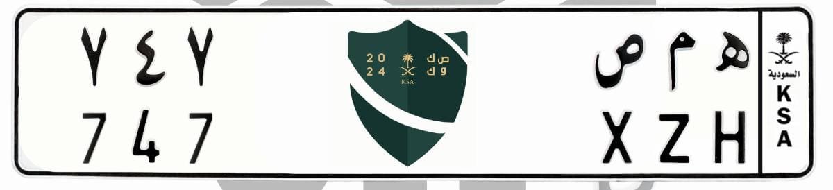 لوحة ه م ص 747